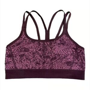 C9 Champion Purple Pink Racerback Sports Bra Size Large EUC #M-283